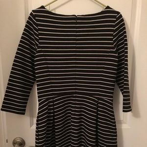 Black and white stripe dress banana republic